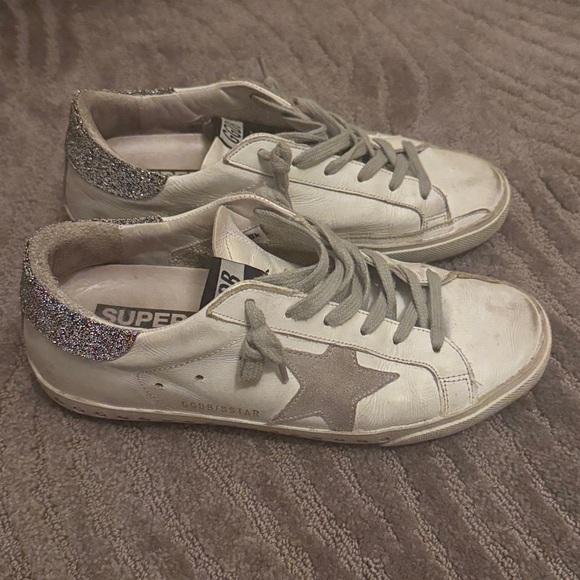 Golden Goose Super-Star White leather Sneakers - Picture 1 of 8